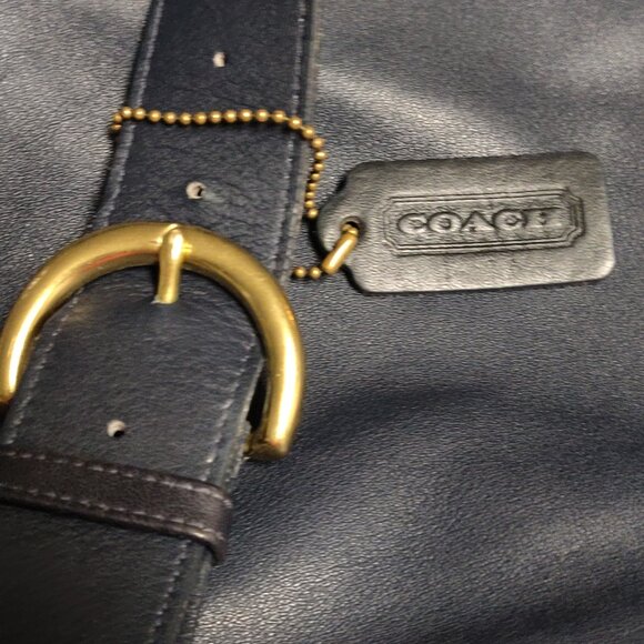 Coach Vintage Soho Zip Hobo 4161 Navy - Picture 10 of 13